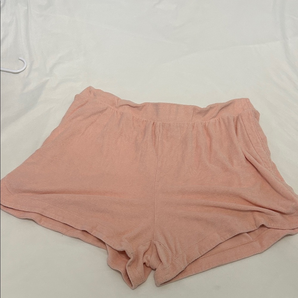 a new day Peach Terry Lounge Shorts